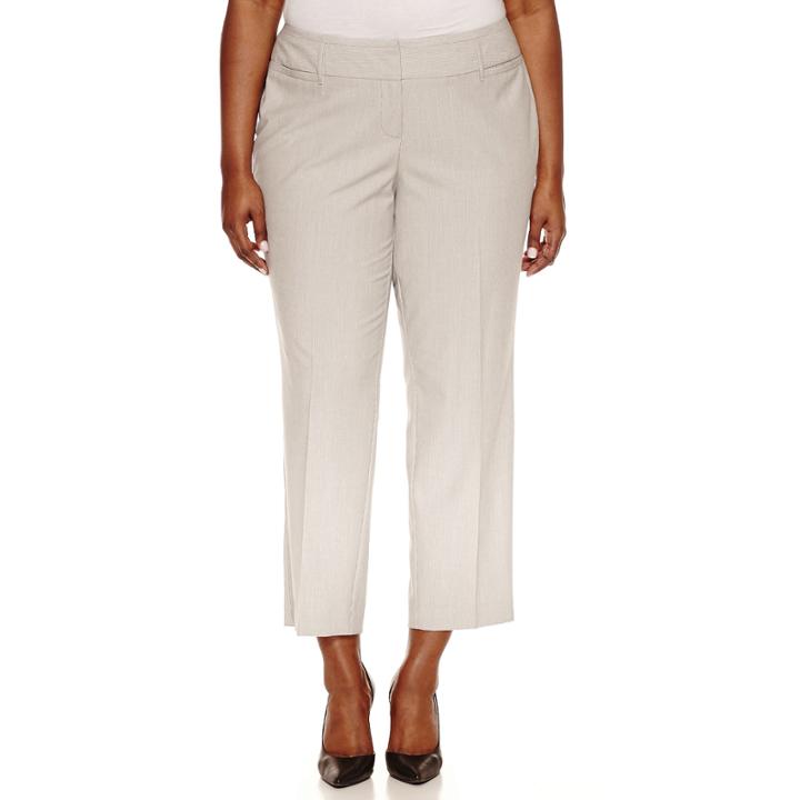 Worthington Curvy Fit Ankle Pants - Plus