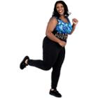 Poetic Justice Curvy Solid Color Active Track Pant - Plus