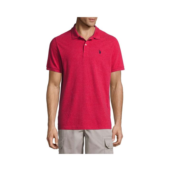 U.s. Polo Assn. Heather Pique Polo