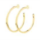 Sechic 14k Gold 40mm Hoop Earrings