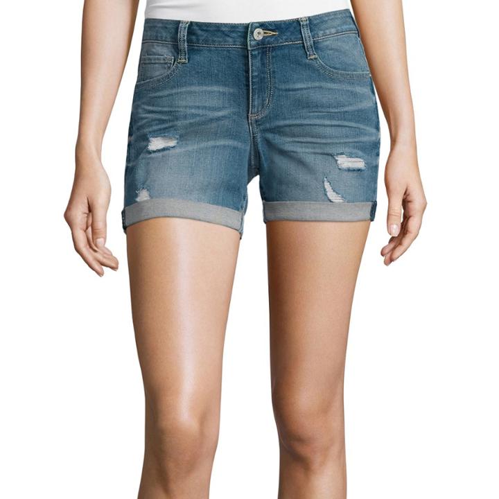 Arizona Low-rise Denim Shorts