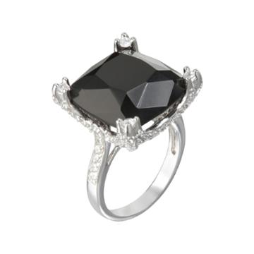 Sterling Silver Onyx Ring