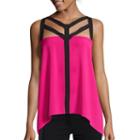 Bisou Sleeveless Colorblock Cage Top