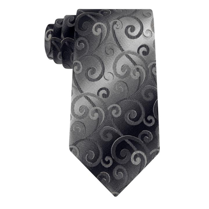 Van Heusen Shadow Swirly Vine Tie