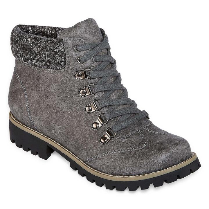 St. John's Bay Pickens Womens Combat Boots