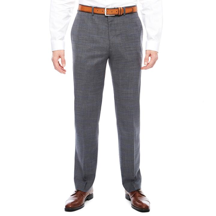 Claiborne Squares Stretch Slim Fit Suit Pants