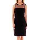 Scarlett Sleeveless Illusion Beaded-top Dress