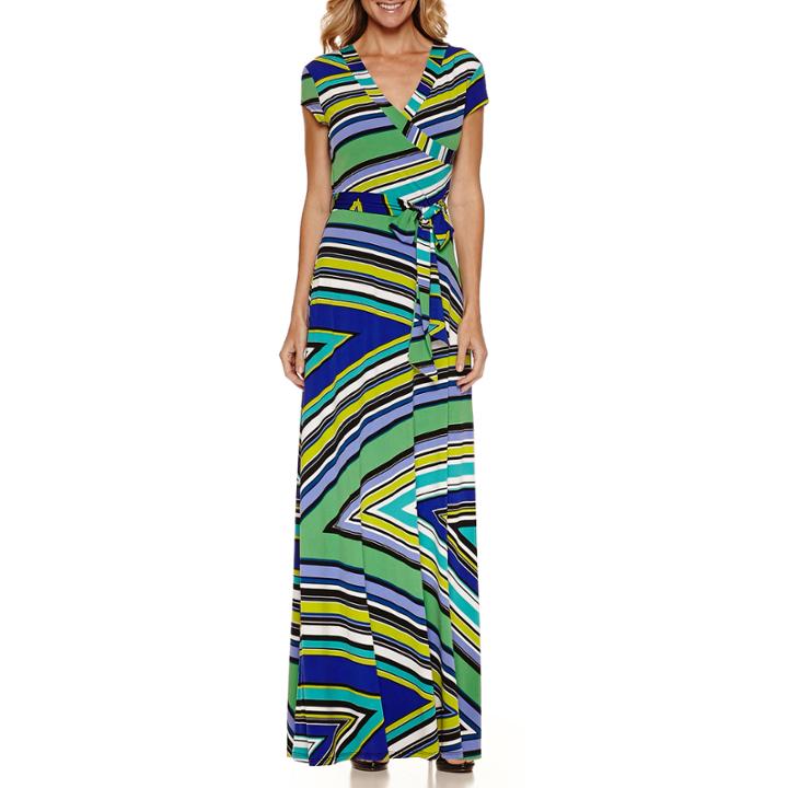 R & K Originals Short Sleeve Maxi Dress