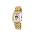 Disney Minnie Mouse Womens Gold-tone Watch