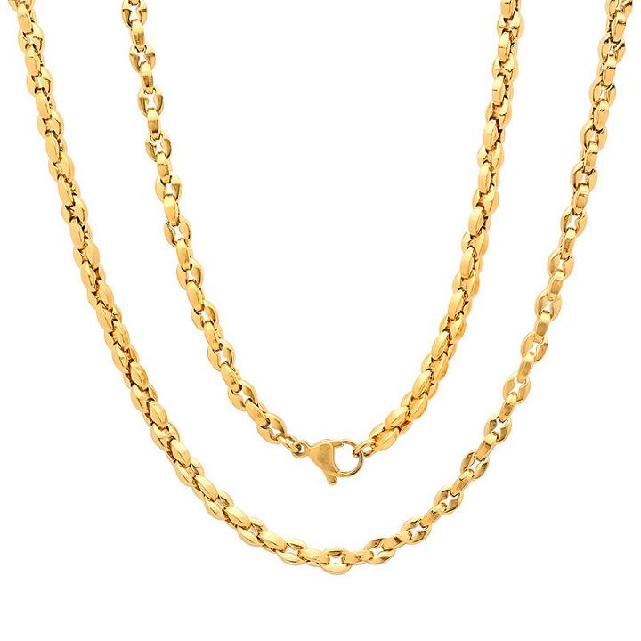 Steeltime Stainless Steel Chain Necklace