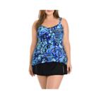 Le Cove Tankini Swimsuit Top-plus