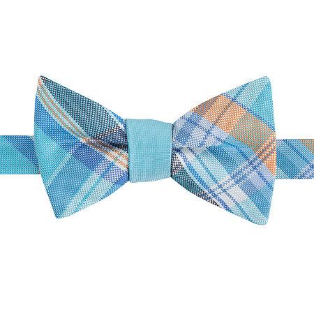 Izod Plaid Reversible Contrast Self-tie Bow Tie
