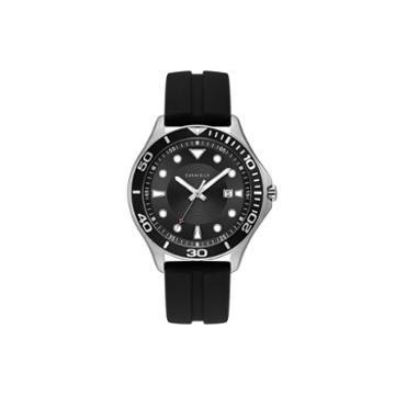 Caravelle Mens Black Strap Watch-43b154