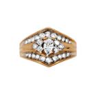 1 Ct. T.w. Diamond 14k Two-tone Gold Engagement Ring