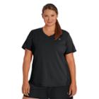 Champion Short Sleeve V Neck T-shirt-womens Plus