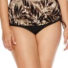 Trimshaper Leaf Tankini Swimsuit Top-plus