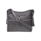 Great American Leatherworks Croc-look Convertible Hobo Bag