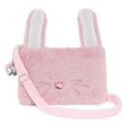 Limited Too Plush Crossbody Bag - Pink Bunny