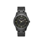 Relic Caldwell Mens Black Stainless Steel Watch Zr12141