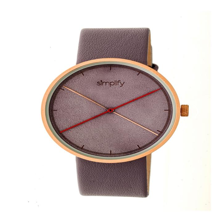 Simplify Unisex Gray Strap Watch-sim4105