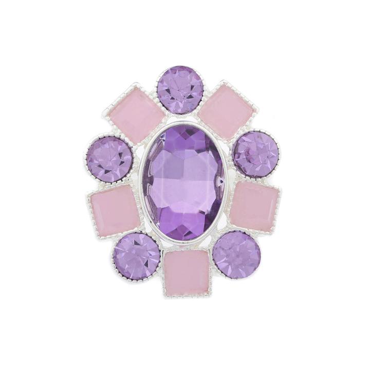 Monet Jewelry Womens Purple Stretch Ring