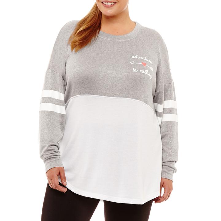 City Streets Long Sleeve Sweatshirt-plus
