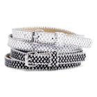Relic 2-pk. Glitter Skinny Belts