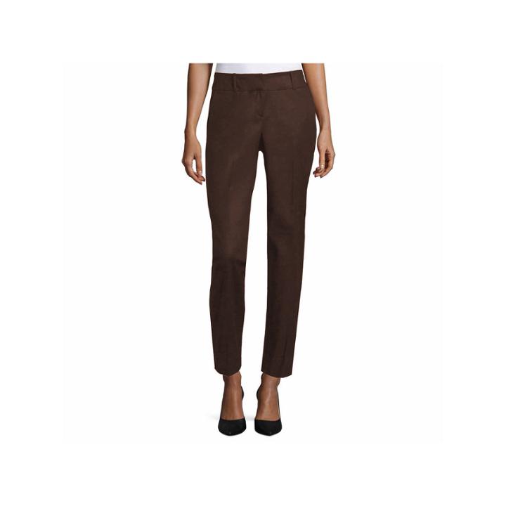 Worthington Curvy Fit Slim Pants-talls