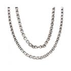Mens Stainless Steel 24 5mm Box Chain Necklace