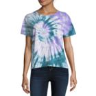 Arizona Short Sleeve Tie Dye T-shirt Juniors