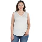 24/7 Comfort Apparel Avery Sleeveless Tunic Top - Plus