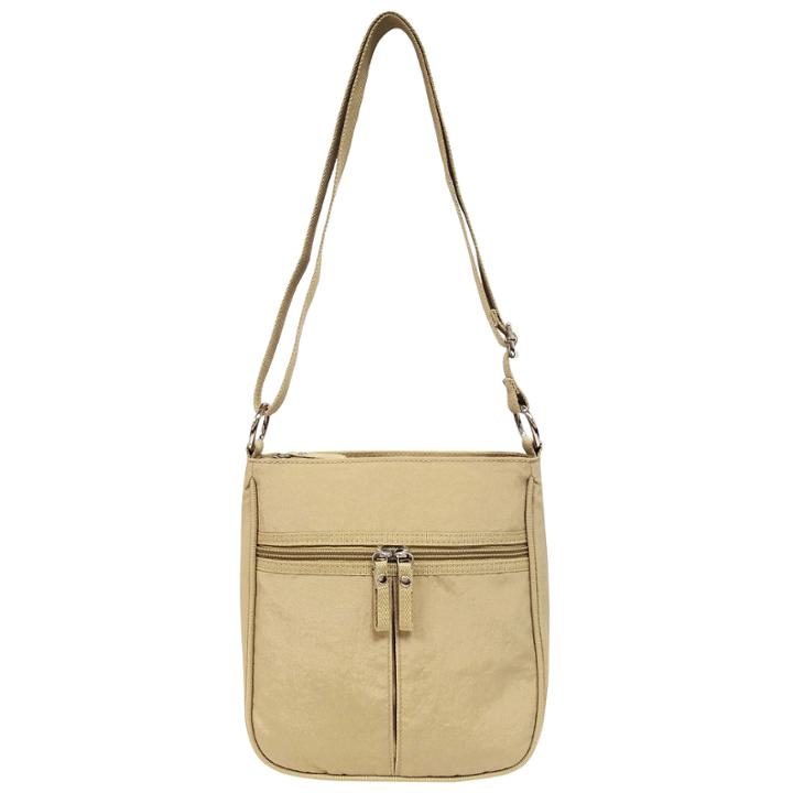 St. John's Bay Crushed Nylon Multi Entry Crossbody Bag
