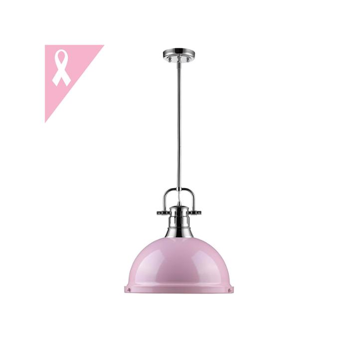Duncan 1-light Pendant With Rod In Chrome