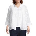 Alfred Dunner America's Cup Star Layered Shirt- Plus