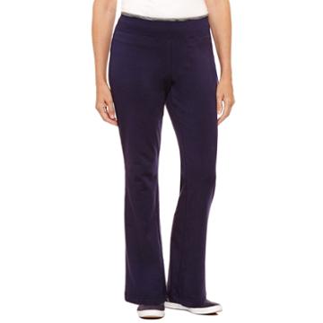 Silverwear Knit Stripe Workout Pants - Petites