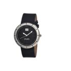Simplify Mens The 1300 Black Dial Leather-band Watch With Date Sim1302