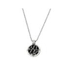 Mens Diamond Accent Titanium Pendant