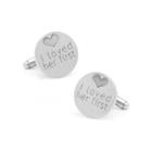I Loved Her First Heart Cuff Links
