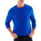 St. John's Bay Midweight Sueded Henley