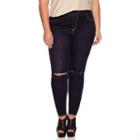 Ashley Nell Tipton For Boutique+ Pull-on Slashed-knee Leggings - Plus
