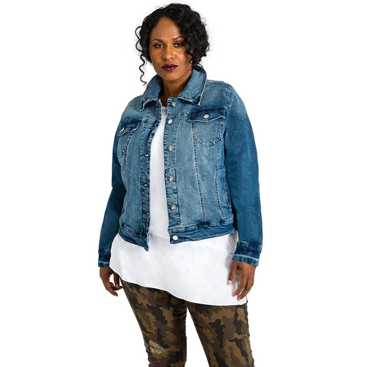 Poetic Justice Vintage Denim Jacket - Plus