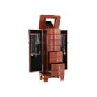 Kathy Ireland Antique Walnut-finish Jewelry Armoire