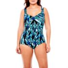 Azul By Maxine Of Hollywood 1-piece Spa Swimsuit - Plus