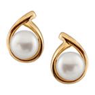 Splendid Pearls Pearl 14k Gold 13mm Stud Earrings
