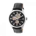 Heritor Unisex Black Strap Watch-herhr6504
