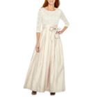 Jessica Howard 3/4 Sleeve Ball Gown