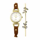 Decree Womens Brown 2-pc. Watch Boxed Set-pt3164dgdbn