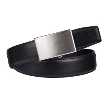 Exact Fittm Men's Belt With Plaque Buckle