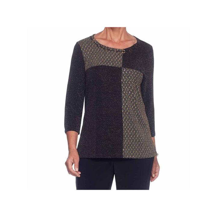 Alfred Dunner Deck The Halls Tunic Top