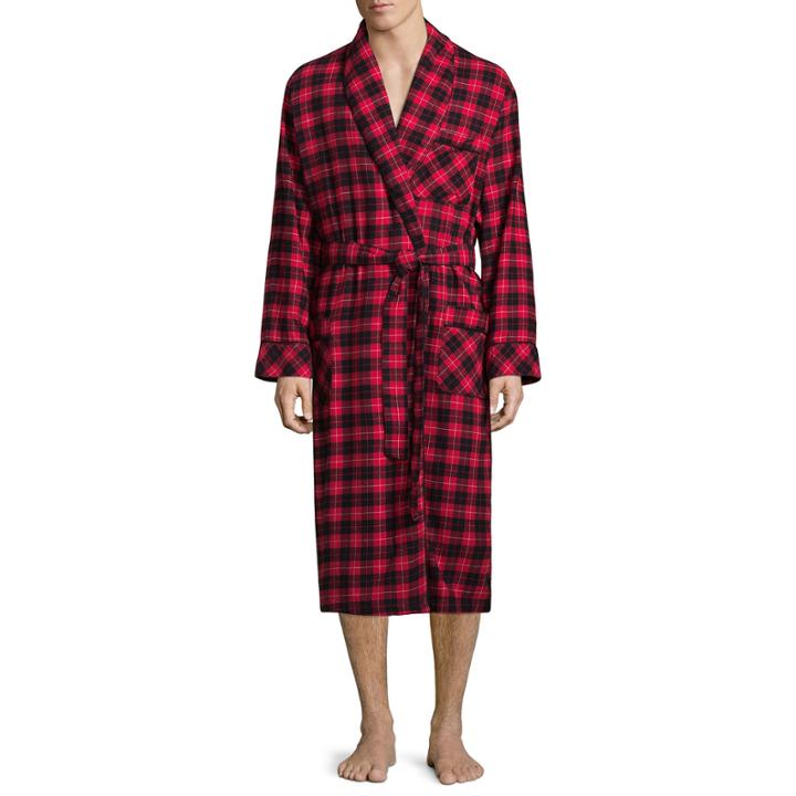 Stafford Flannel Robe - Big